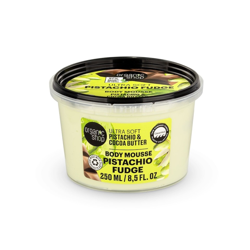 Organic Shop Ultra Soft Pistachio Fudge Body Mousse, 250ml
