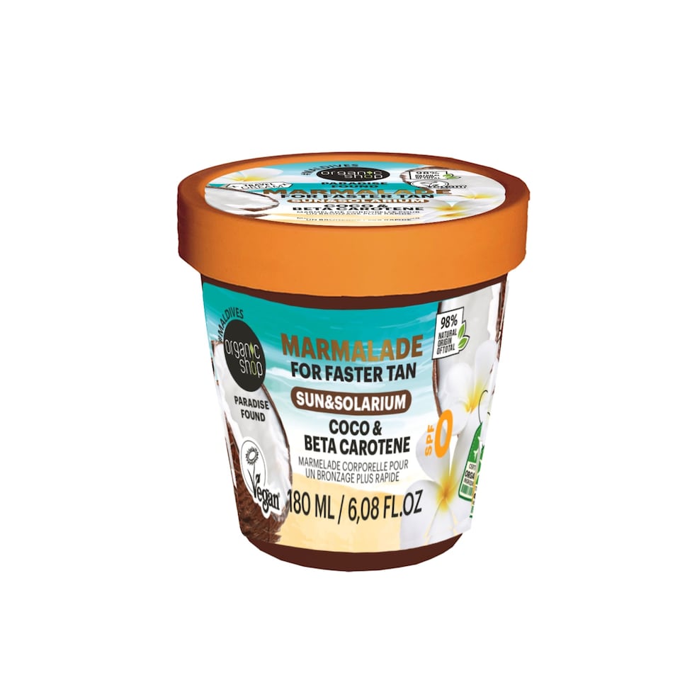Organic Shop Paradise Found Body Marmalade Faster Tan, 180ml