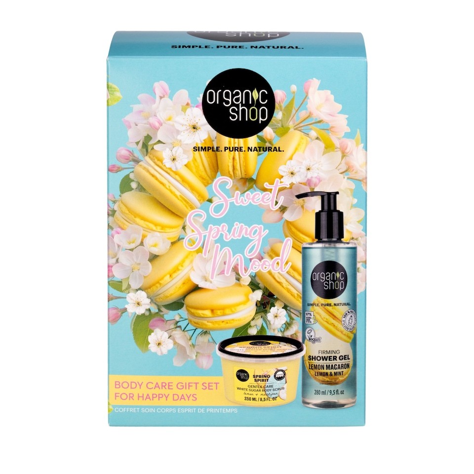 Organic Shop Sweet Spring Mood Body Care Gift Set 280ml/250ml
