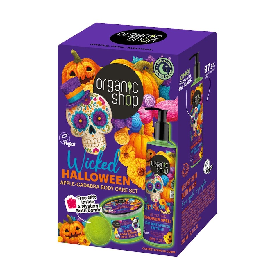 Organic Shop Wicked Halloween Apple-Cadabra Body Care Set 280ml/250ml/75g