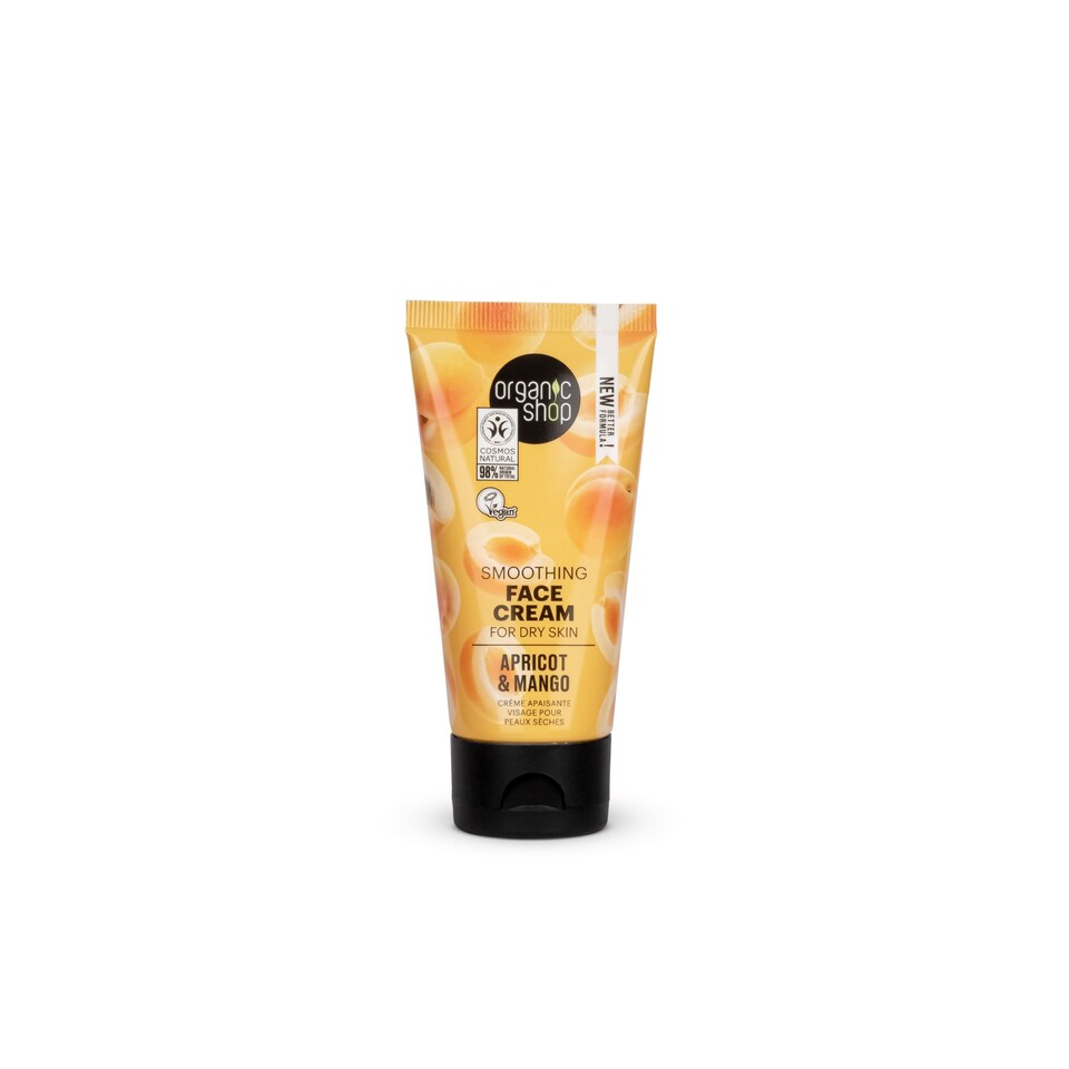 Organic Shop Smoothing Face Cream for dry skin 50ml
