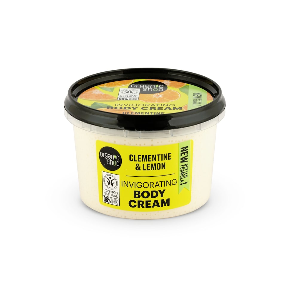 Organic Shop Invigorating BodyCream Clementine&Lemon 250ml