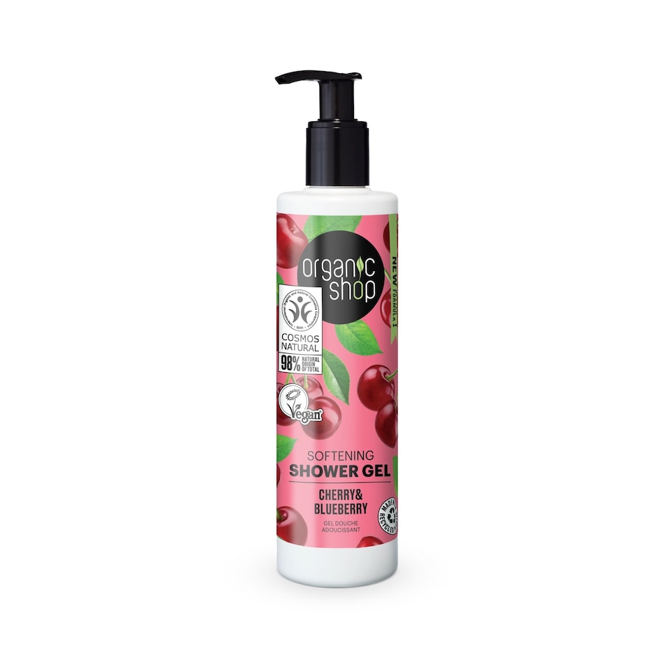 Organic Shop Softening Shower Gel Cherry&Blueberry 280ml