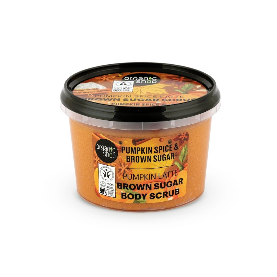 Organic Shop Pumpkin Spice Latte Brown Sugar BodyScrub 250ml