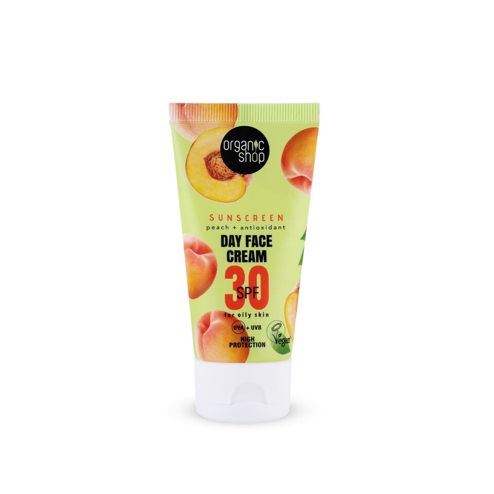 Organic Shop Sunscreen Day Face Cream 30 SPF Oily skin 50ml