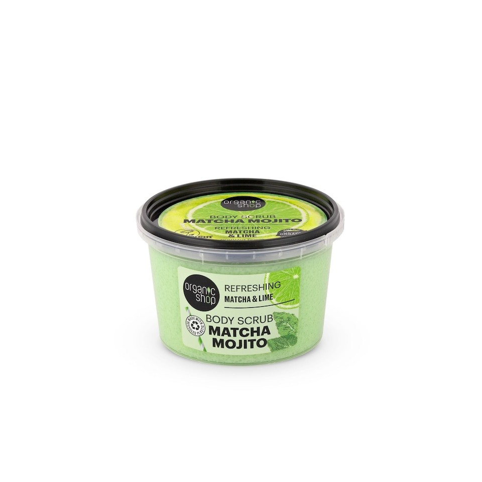 Organic Shop Matcha Mojito Body Scrub  Matcha&Lime 250ml