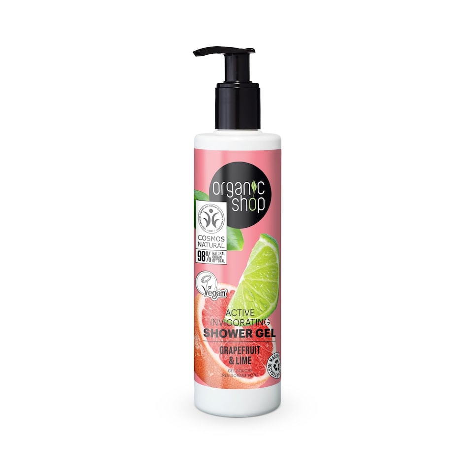 Organic Shop Active Shower Gel Grapefruit&Lime 280ml