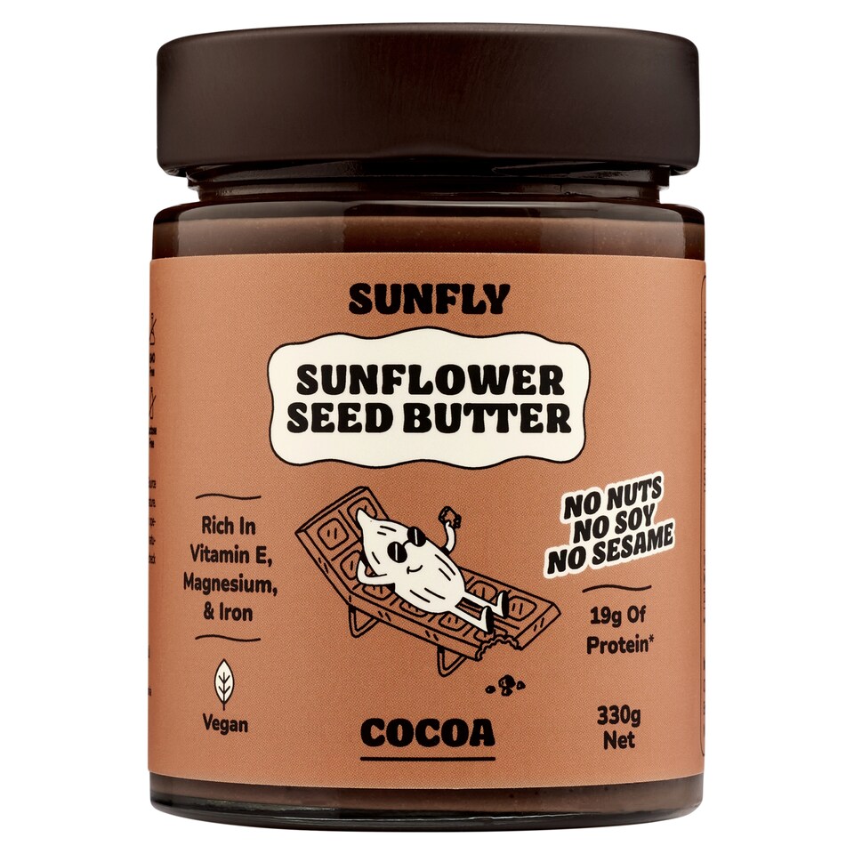 SUNFLY Sunflower seed butter Cocoa 330g