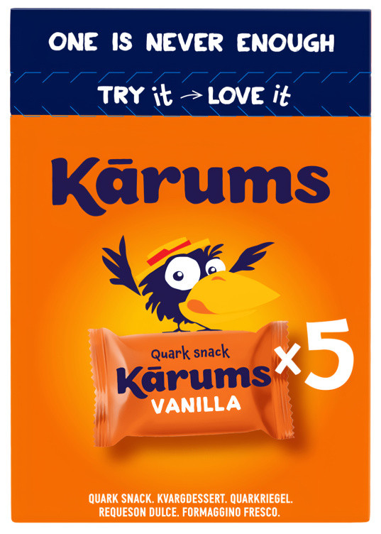 Kvargdessert med Van m/Vaniljesmak 225g Karums