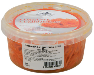 Gulerotsalat Koreansk Baltika 400g