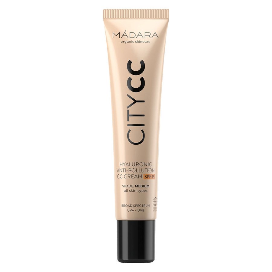 Mádara City CC Hyaluronic Anti-Pollution CC Cream SPF15 Medium Beige 40ml