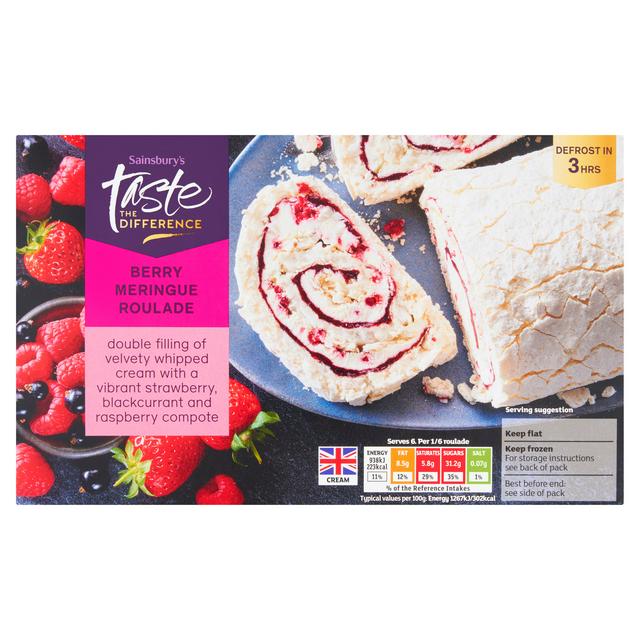 Sainsbury's Berry Roulade, Taste the Difference 445g