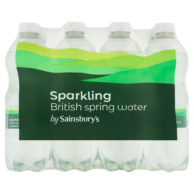 Sainsbury's British Bottled Sparkling Spring Water 12x500ml