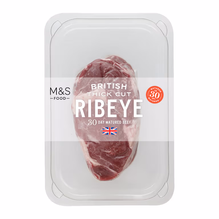 M&S British Beef Thick Cut Ribeye Steak
