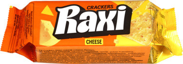 Raxi cheese crackers