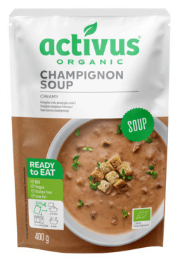 Champignon Soup Creamy 400g Økologisk/vegan/glutenfri Activus