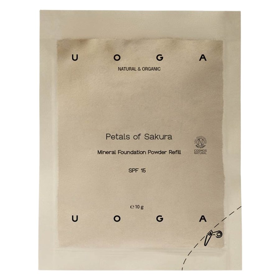 Uoga Uoga Mineral Foundation Powder Refill Petals Of Sakura 10g