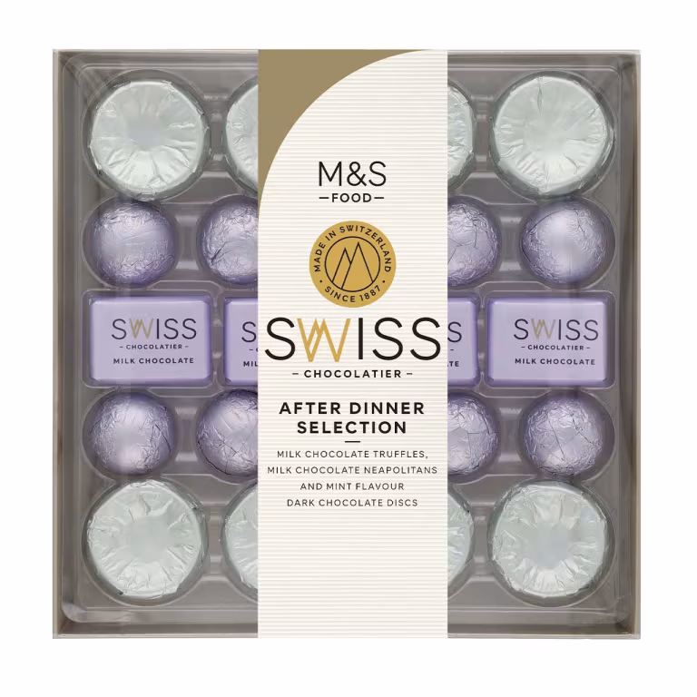M&S Swiss After Dinner Chocolate Selection