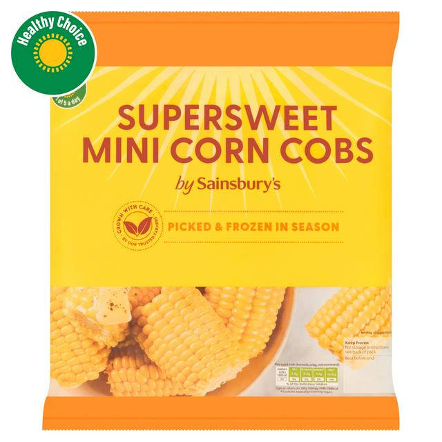 Sainsbury's Supersweet Mini Corn Cobs 875g