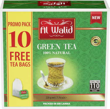 Green Tea 220g Al Walid