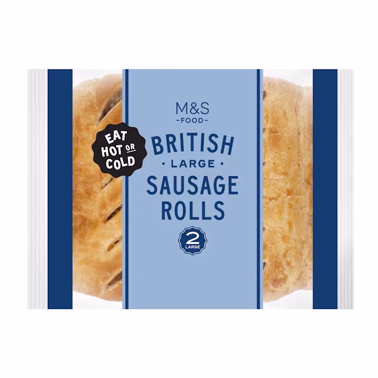 M&S British Large Sausage Rolls