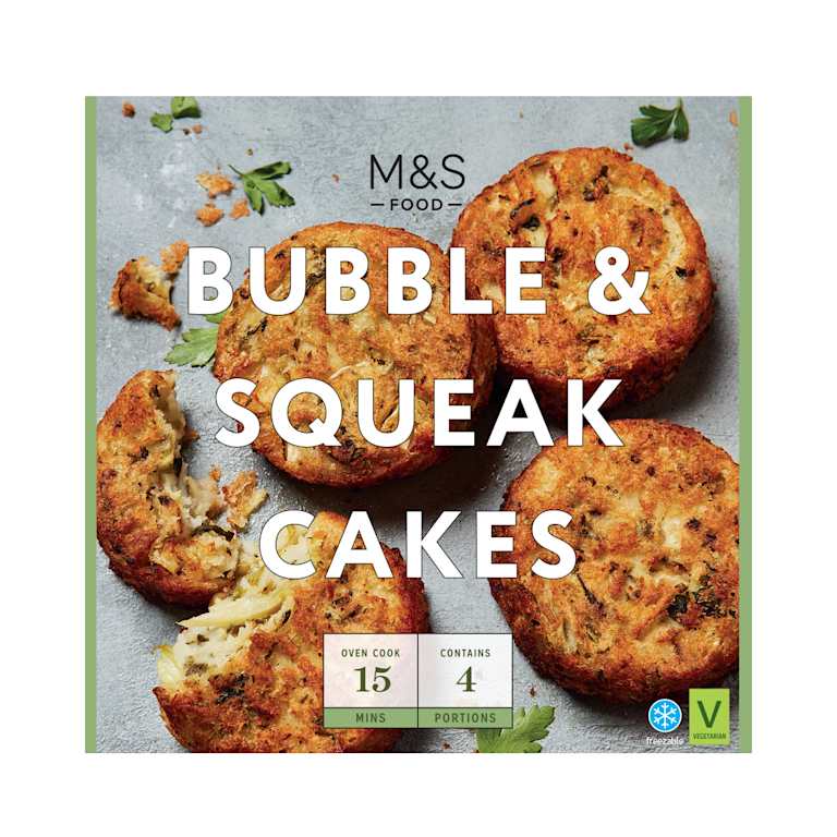 M&S Bubble and Squeak Cakes