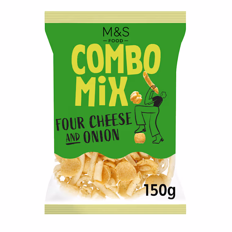 M&S Four Cheese & Onion Combo Mix