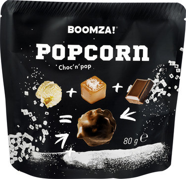 Boomza Salt Karamell & Sjokolade Popcorn 80g