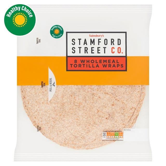 Stamford Street Co. Wholemeal Tortilla Wraps x8