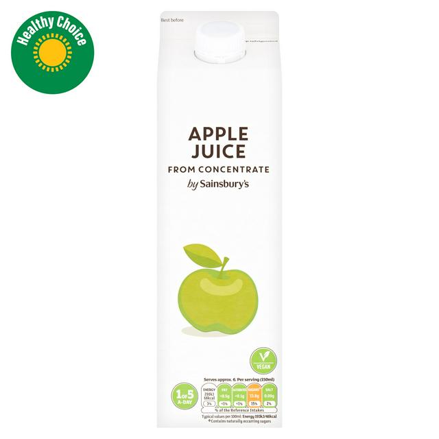 Sainsbury's Pure Apple Juice 1L