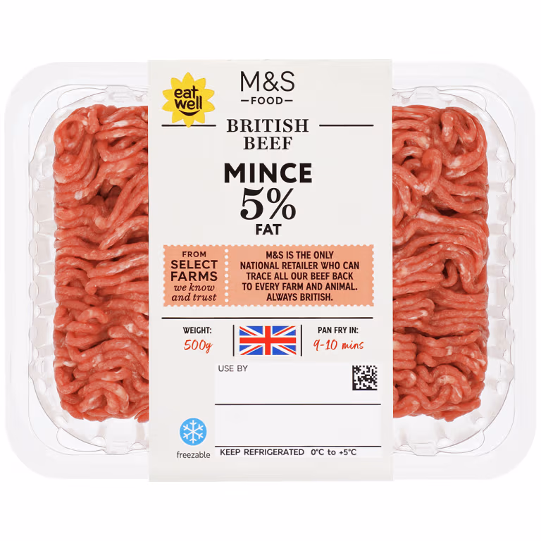 M&S British Beef Mince 5% Fat