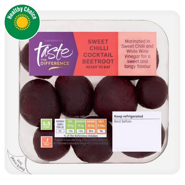 Sainsbury's Sweet Chilli Beetroot, Taste the Difference 200g