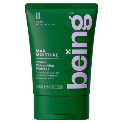 being MAX MOISTURE Intense Moisturising Shampoo 354mL