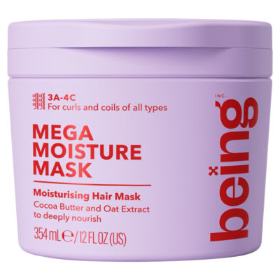 being MEGA MOISTURE Moisturising Hair Mask 354mL