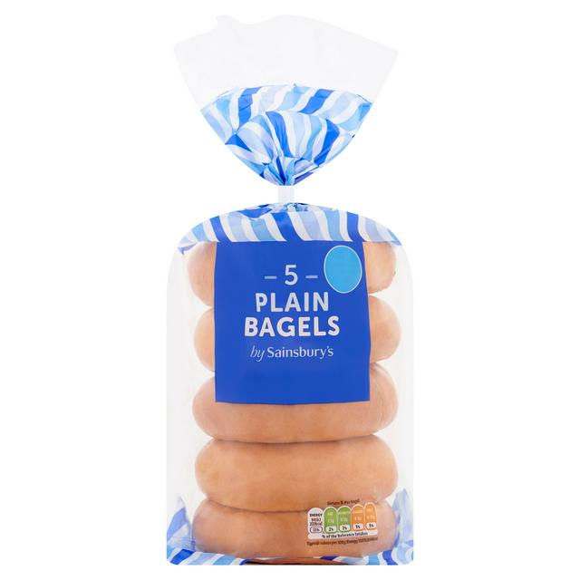 Sainsbury's Plain Bagel x5
