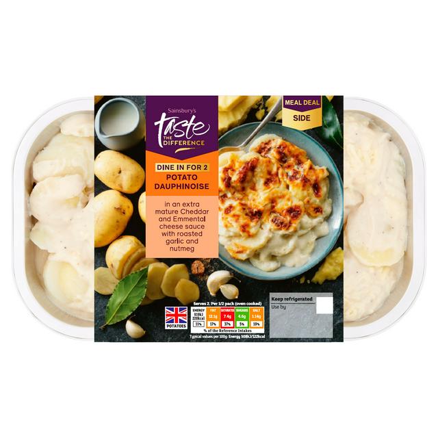 Sainsbury's Dauphinoise Potatoes with Garlic and Nutmeg,  Taste the Difference 400g