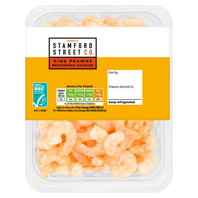 Stamford Street Co. ASC Cooked King Prawns 180g