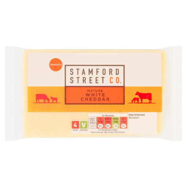 Stamford Street Co. Mature White Cheddar 400g