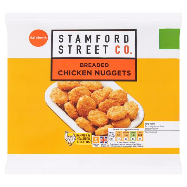 Stamford Street Co. Frozen Breaded British Chicken Nuggets 320g