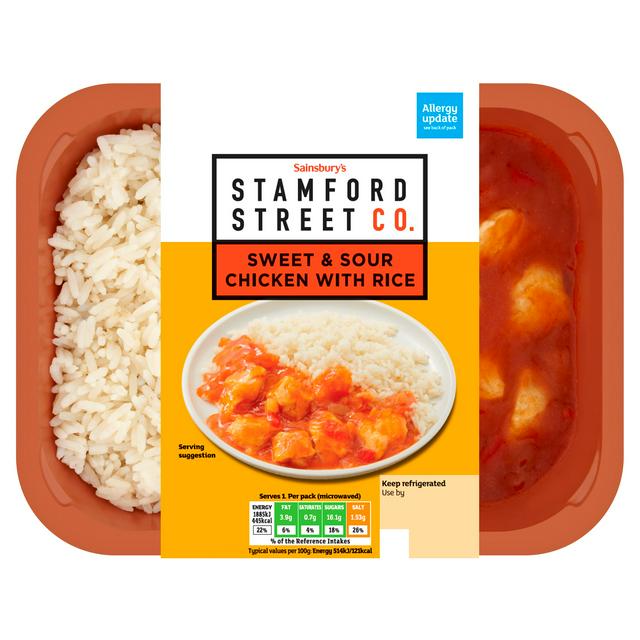 Stamford Street Co. Sweet & Sour Chicken with Rice 400g