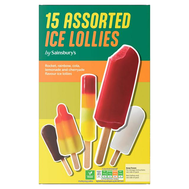 Sainsbury's Ice Lollies Variety Pack 15pk