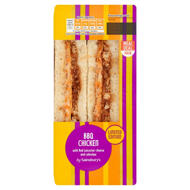 Sainsbury's BBQ Chicken & Cheese Sandwich