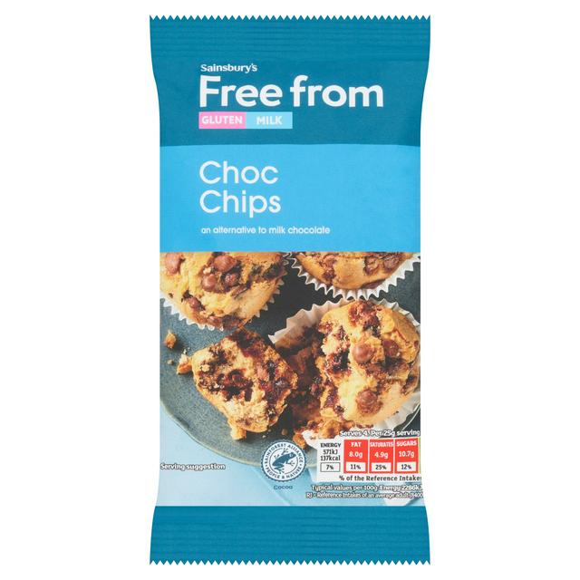 Sainsbury's Free From Chocolate Chips 100g