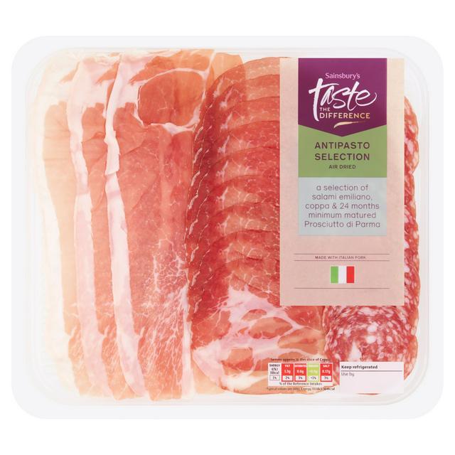 Sainsbury's Antipasto Selection Air Dried, Taste the Difference 120g