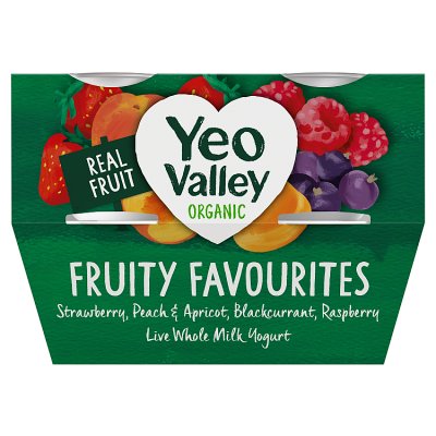 Yeo Valley Fruity Favourites Organic Yogurts