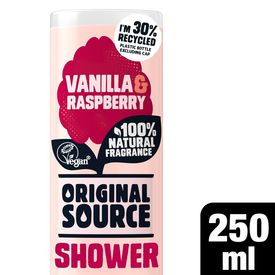 Original Source Vanilla Raspberry Shower Gel 250Ml