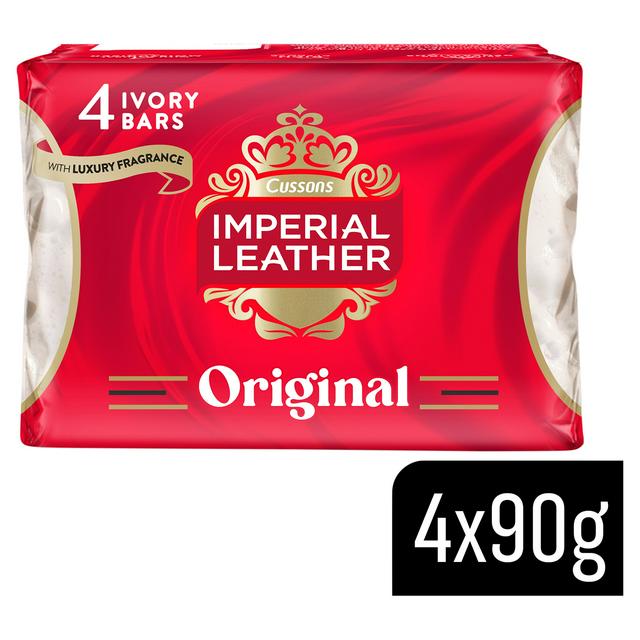 Imperial Leather 4 x 90g Original Bar Soap
