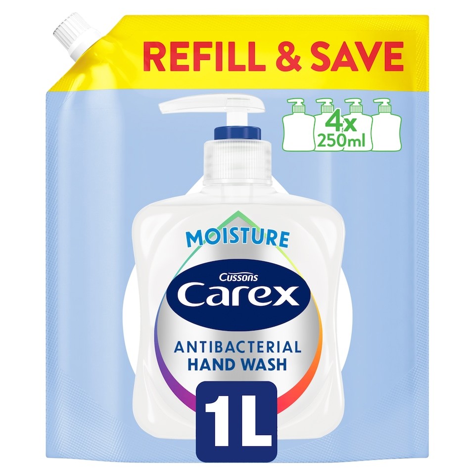 Carex Handwash Moisture Refill 1000Ml