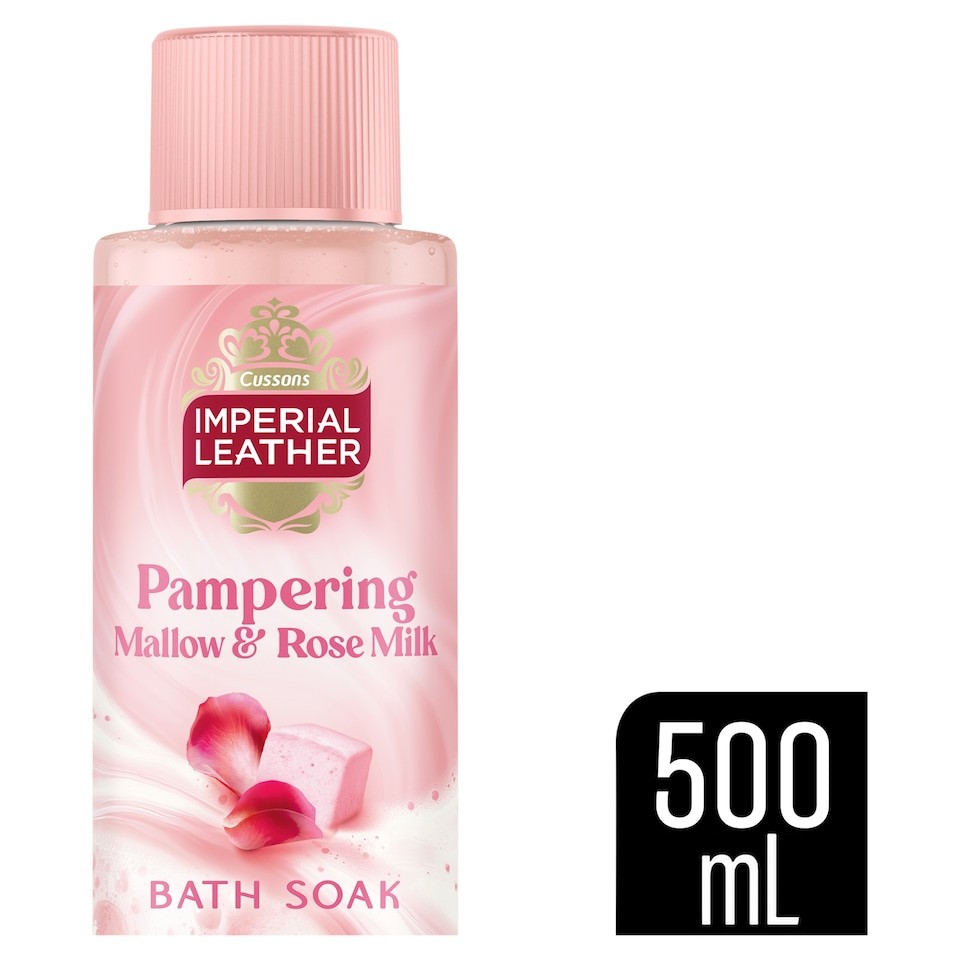 Imperial Leather Pampering Bath Soak - Mallow & Rose Milk 500ml