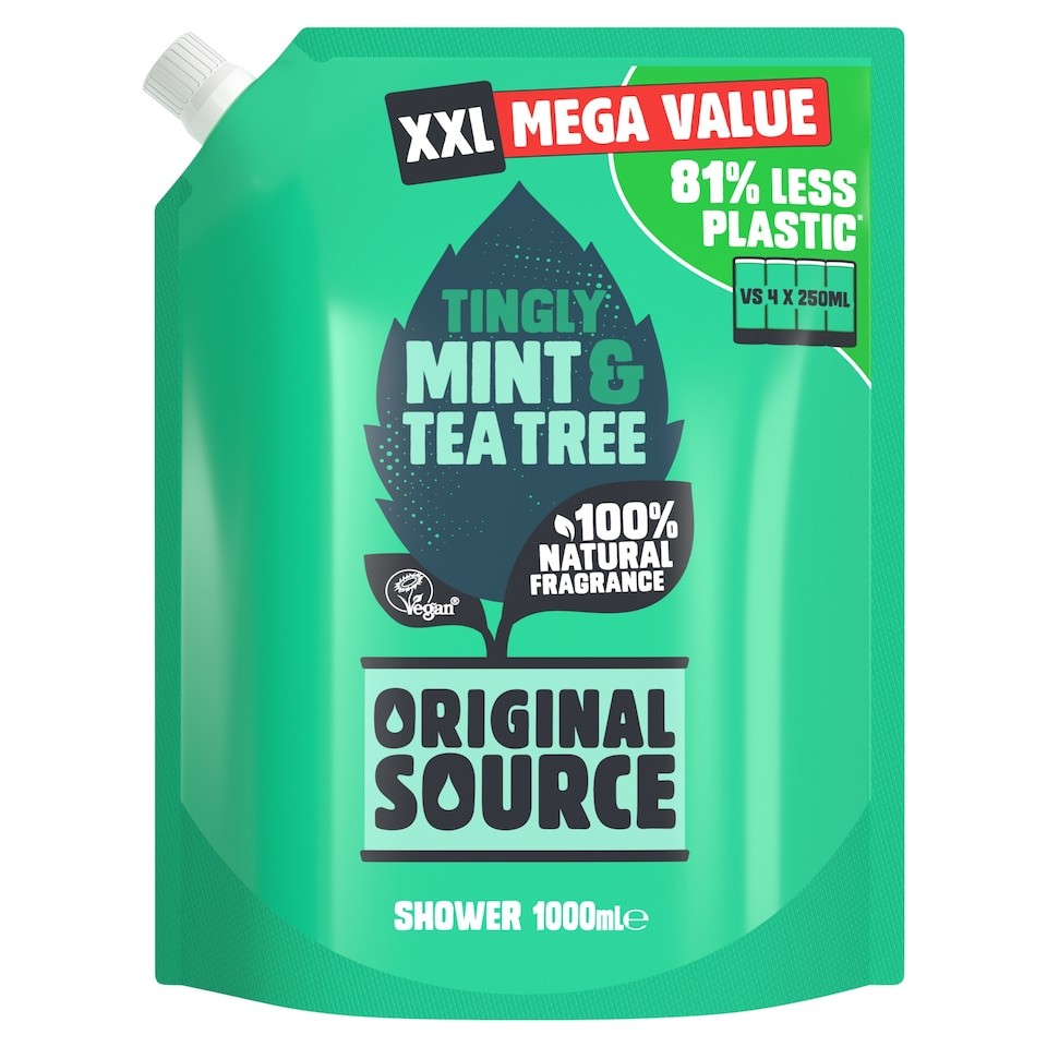 Original Source Mint & Tea Tree Shower Refill 1L